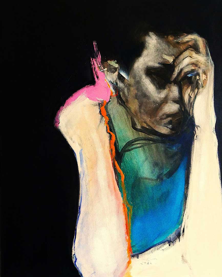 In Gedanken | Öl auf Leinwand | 80 x 100 cm