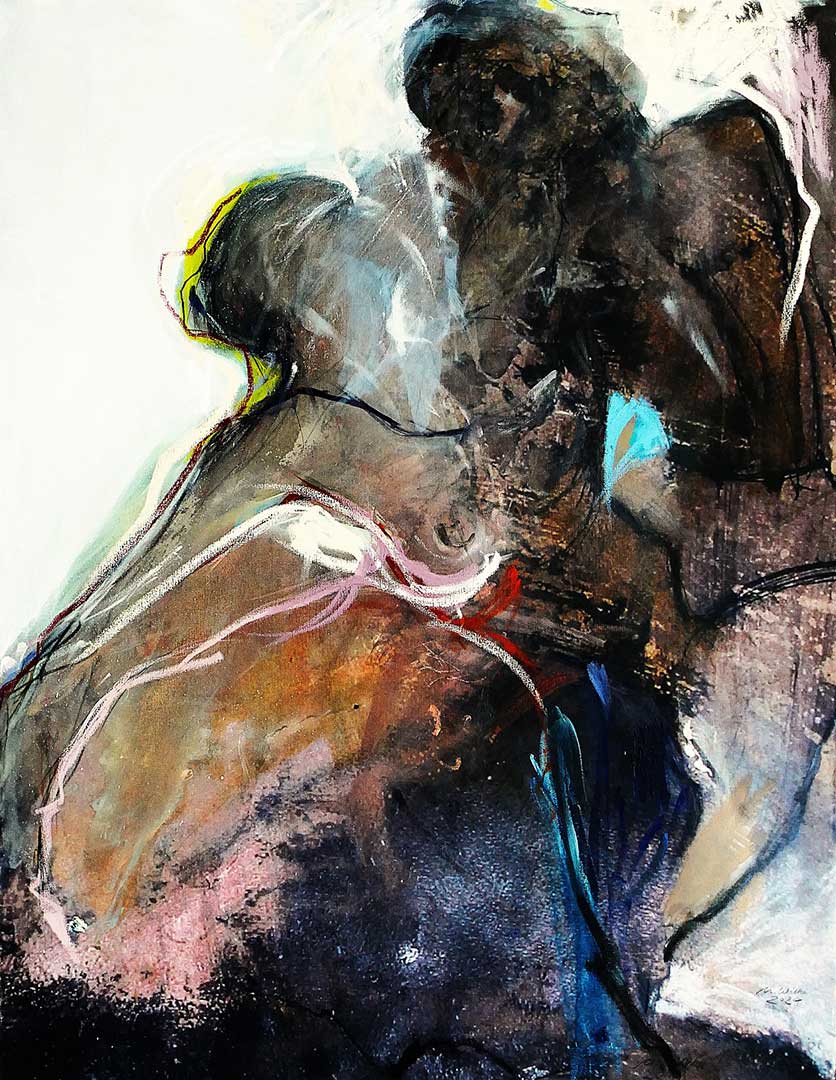 Dreisamkeit 1 | Mischtechnik auf Leinwand | 86 x 110 cm